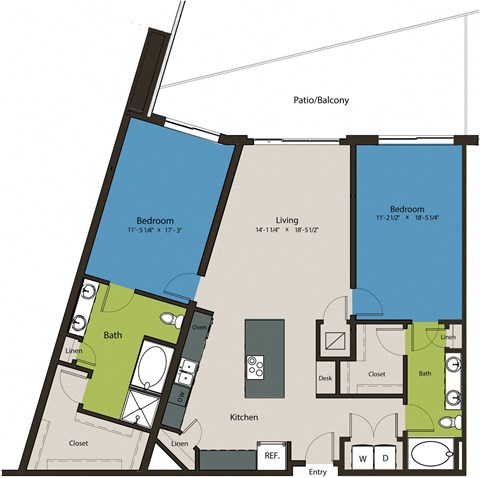 300 E Riverside Dr Studio-3 Beds Apartment for Rent - Photo Gallery 88